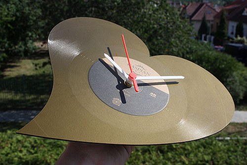 Gold Heart Clock — foto 2