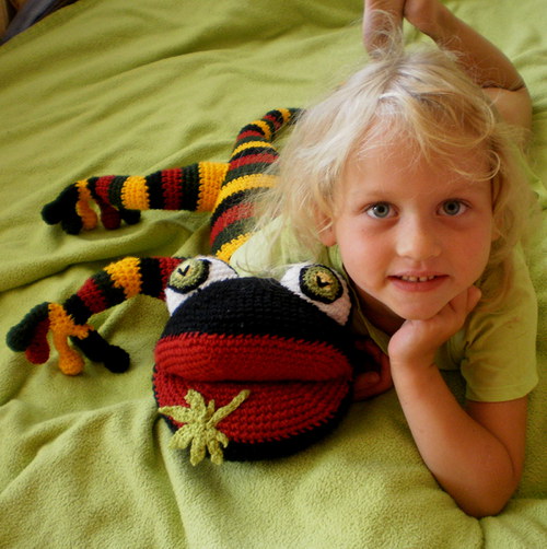 Gekon Rasta Vysmátý,85cm — foto 5