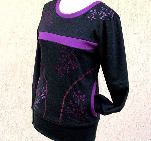 Lilac to gray - mikina — foto 4
