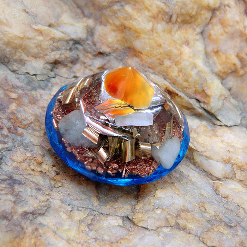 Osobní orgonitek - Karneolový diamant — foto 5