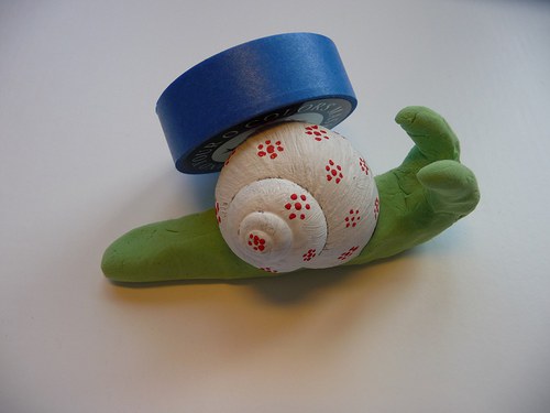 WASHI lepící páska - modrá — foto 2