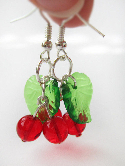 Náušnice Cherries - výprodej — foto 2