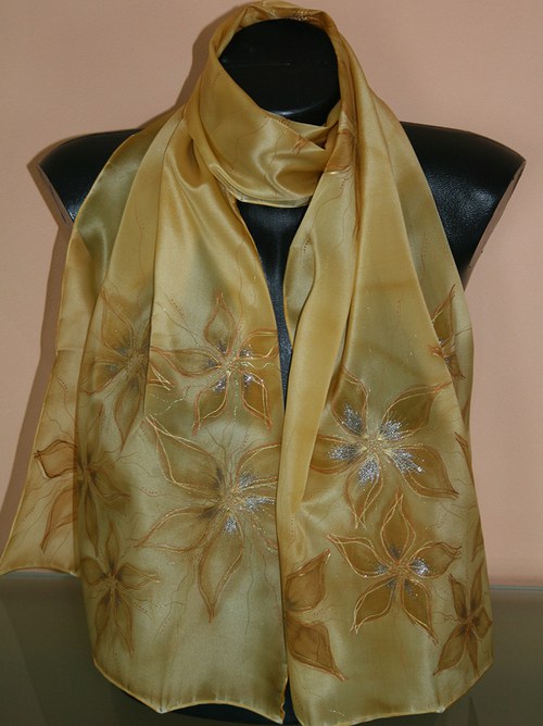 Šála 150x40 cm - Medová — foto 3