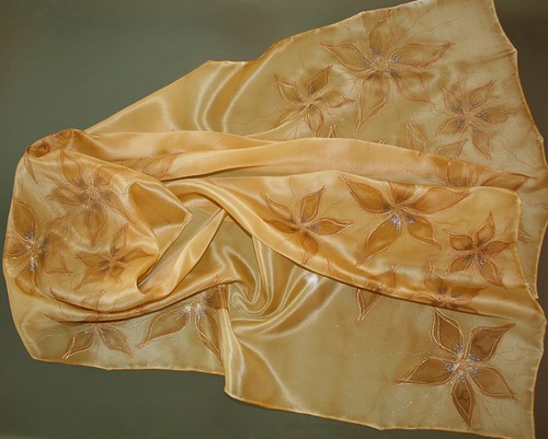 Šála 150x40 cm - Medová — foto 6