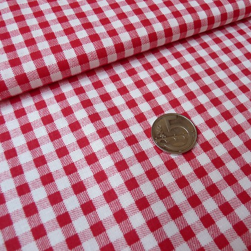 Červená kostička 5 mm (metráž) — foto 2