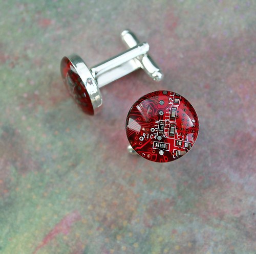IT manžetové knoflíčky /red/ — foto 2