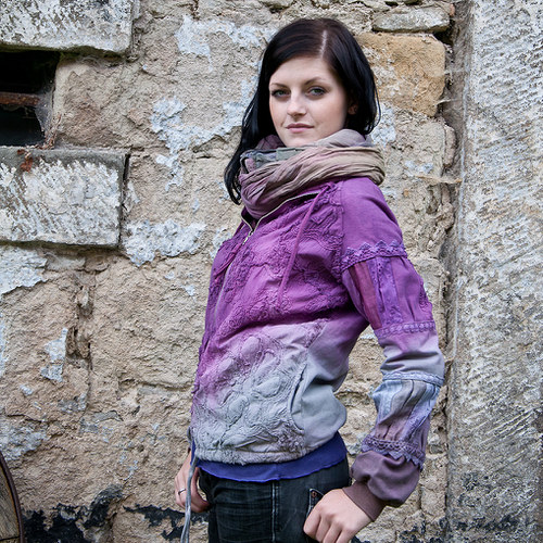 Dvouvrstvá mikina na zip - vel.S — foto 3