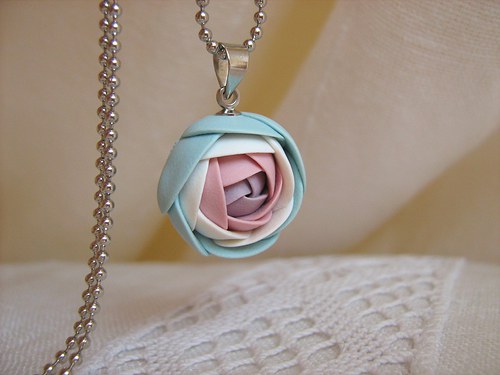 Pastel rose, náhrdelník — foto 4