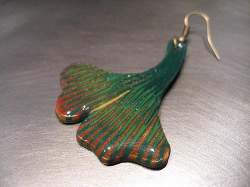 Ginko letní - náušnice — foto 2