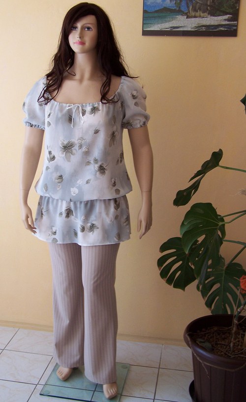 VÝPRODEJ - Kalhoty ,,Beige Comfort" — foto 5