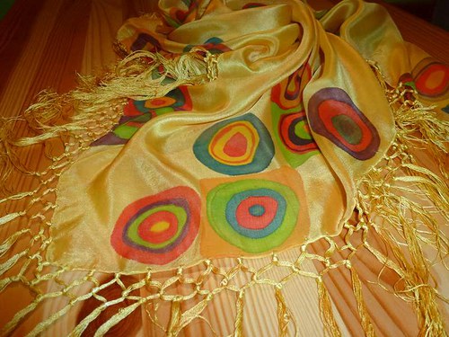 Trojcípý šátek "inspired by...Kandinski" — foto 6