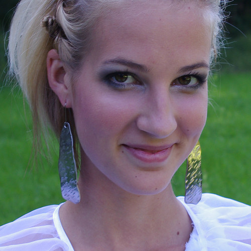 Náušnice tepané — foto 2