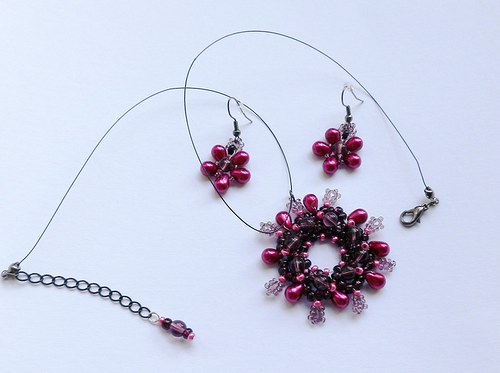 Rozeta - vínová perleť (145) — foto 4