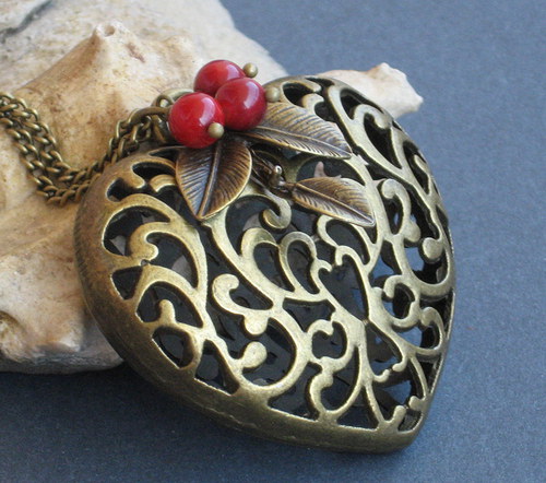 Náušnice ,,BRUSINKY,, — foto 3