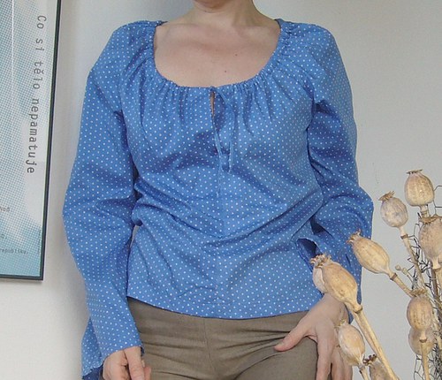 Blankytná s bílými puntíčky — foto 2
