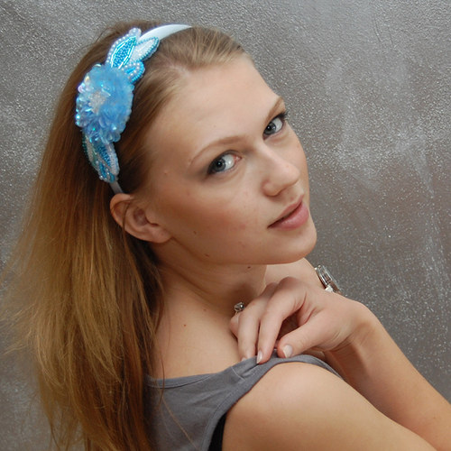 Rusalčina květina ... čelenka — foto 3