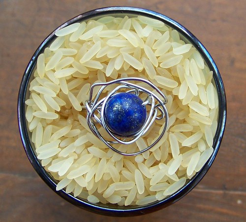 Prsten pro paní větru s lapis lazuli — foto 3