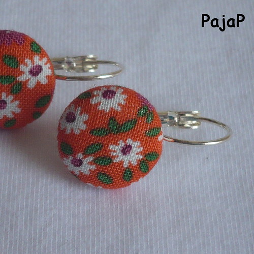 Buttonkové náušnice — foto 2