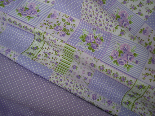 Látka - metráž - LILA PATCHWORK — foto 2