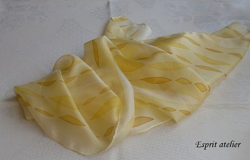 Hedvábná šála sluníčko — foto 2