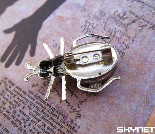 Steampunkový brouček - brož — foto 3