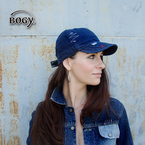 Unisex riflová kšiltovka tmavá — foto 5