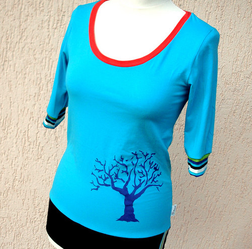 Blue tree - tričko — foto 2