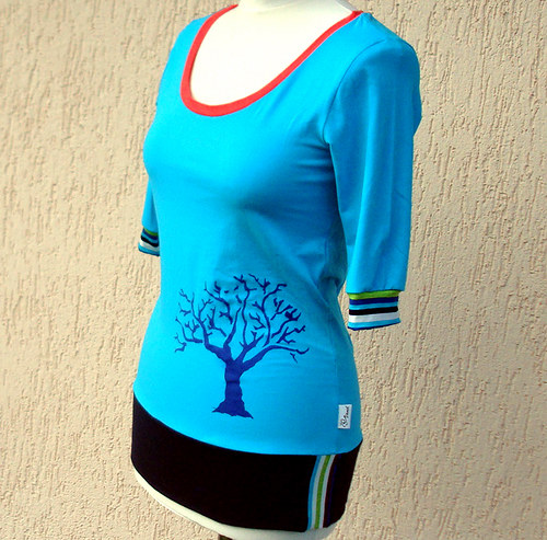 Blue tree - tričko — foto 4