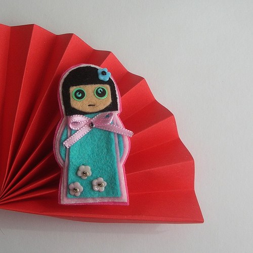 Kokeshi in blue — foto 2