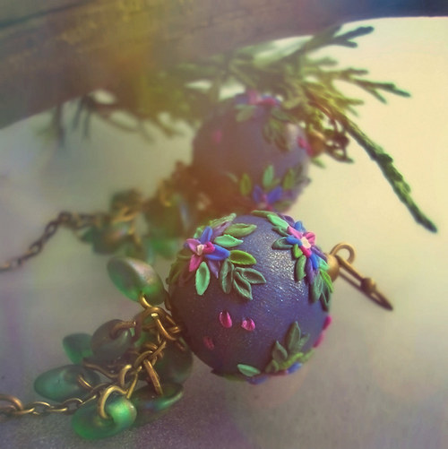 Náušnice Flower Ball - Mysterium — foto 6
