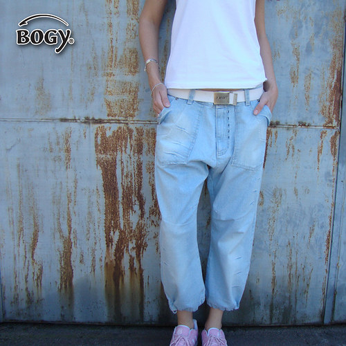 Unisex riflové bermudy, 7/8 kalhoty - 213/40,42 — foto 4