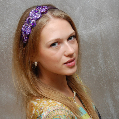 Borůvkový koktejl ... čelenka — foto 4