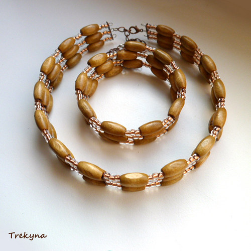 Indiánský choker s náramkem — foto 2