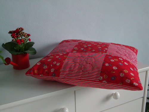 Polštářek - patchwork č.3 — foto 3