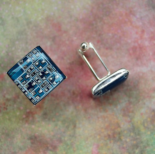 IT manžetové knoflíčky /blue/ — foto 2