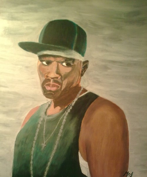 50 cent - kopie mého obrazu — foto 2