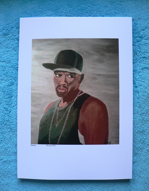 50 cent - kopie mého obrazu — foto 3