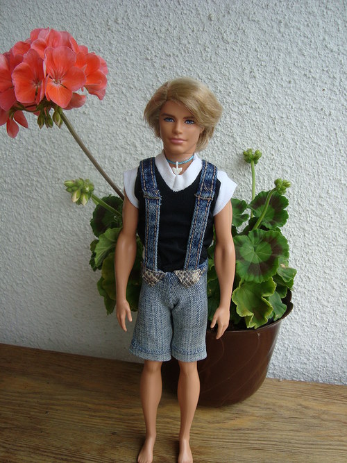 Jeans s kšandami — foto 2