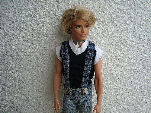 Jeans s kšandami — foto 4