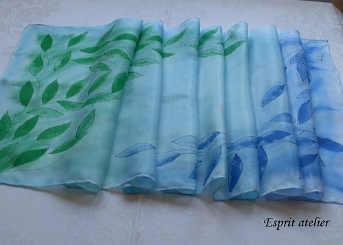 Pongé - modrozelená liána — foto 3