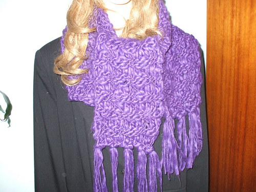 Fialová šála — foto 2