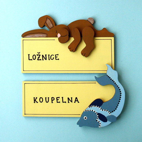Cedulka na dveře KOUPELNA — foto 2