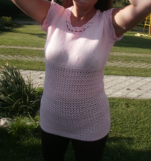 Růžová halenka — foto 2