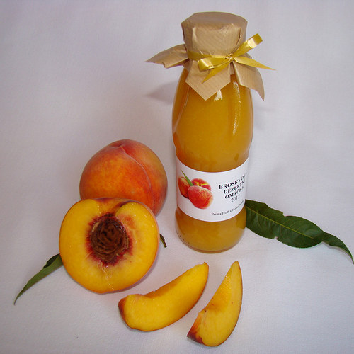 Broskvová dezertní omáčka 200 ml — foto 3