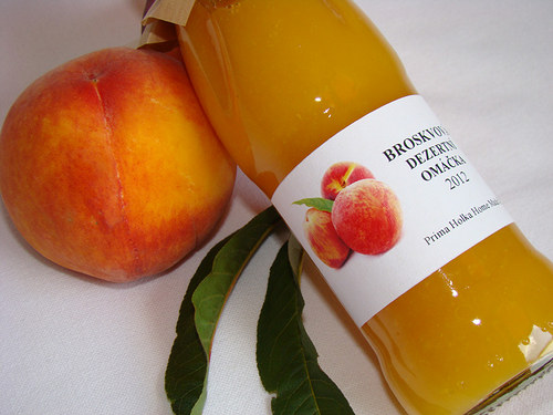 Broskvová dezertní omáčka 200 ml — foto 4