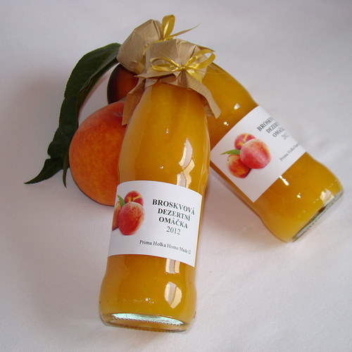 Broskvová dezertní omáčka 200 ml — foto 5