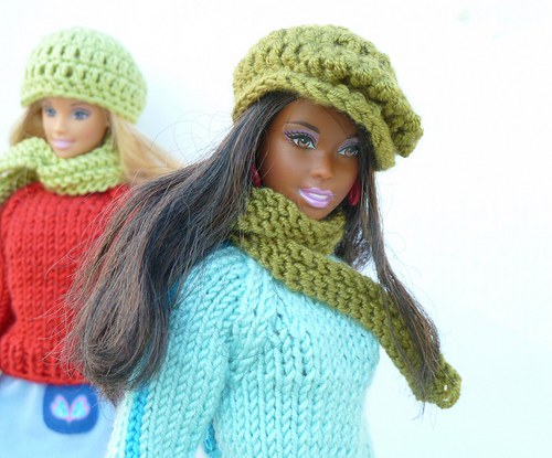 OLIVE bekovka a šála pro Barbie — foto 2