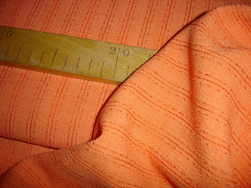 Oranžový polyester 2m šíře 145cm — foto 2