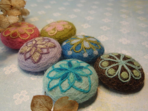 Mini brož mandala - fialková — foto 5