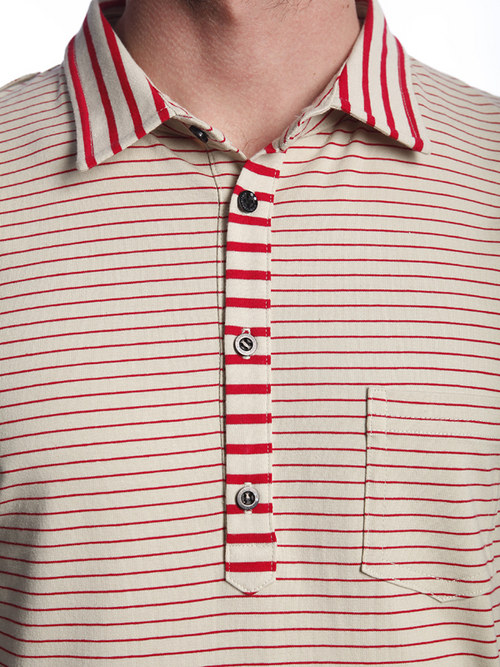 Polo triko NAVY red 02 — foto 3